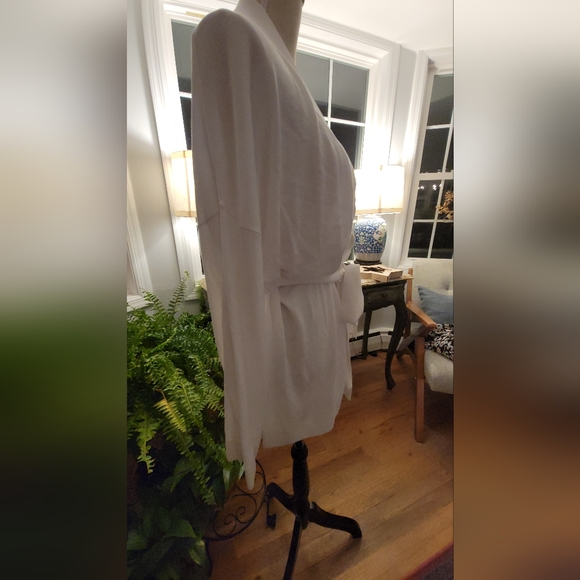 NWT Banana Republic White Kimono Cardigan XL - Picture 4 of 7